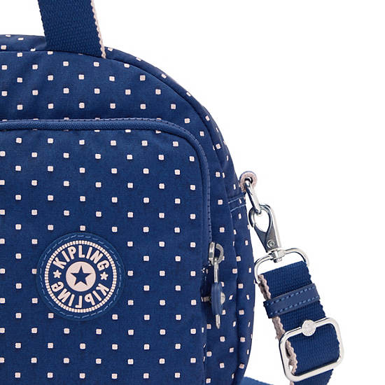 Kipling Cool Defea Klasik Printed Omuz Çantası Mavi | TR 1826KO